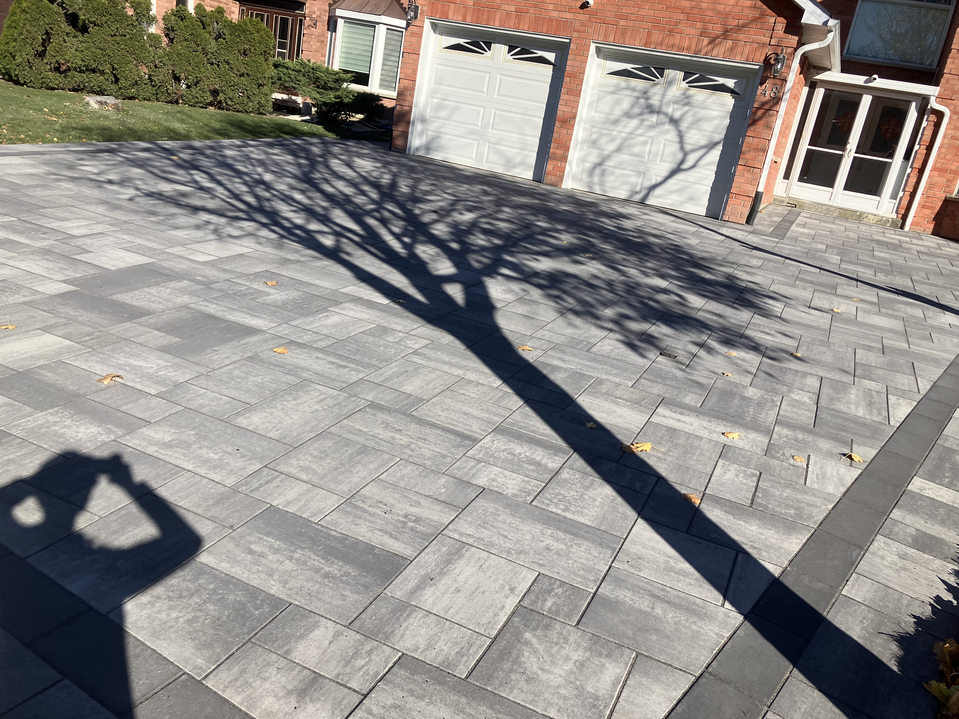 Interlock paver driveway installed by Runsview Landscaping in Markham